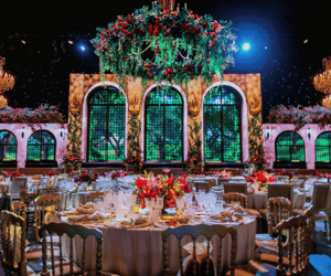 awards dinner production during a conference