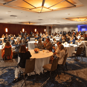 group of attendees at a corporate event