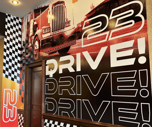 creative branding signage example