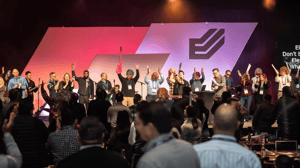 group of people on stage